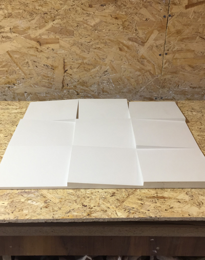 Гипсовая 3D панель "Квадро"