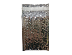 Пакет фольгированный с воздушной подушкой А/000 серебряный (130х170мм+50мм клапан)