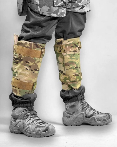 Защита голеней с баллистикой Бр1А свмпэ 25 слоев (Мох, мультикам)