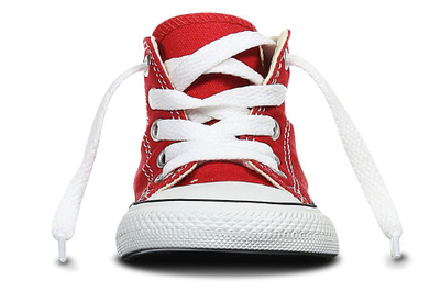 красные высокие конверсы для детей