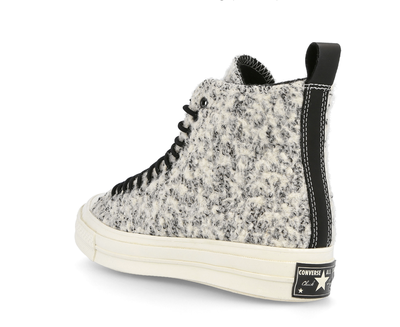 Зимние кеды Converse Chuck 70 Sherpa серые 166132C фото