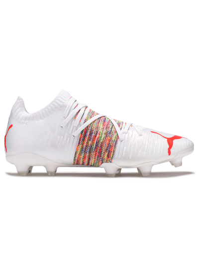 Кроссовки Puma Future FG AG White Red Blast