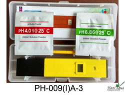 pH-метр PH-009(I) - прибор для измерения pH воды (определитель кислотности + калибровочные порошки)