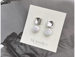 Серьги с Барочным Жемчугом