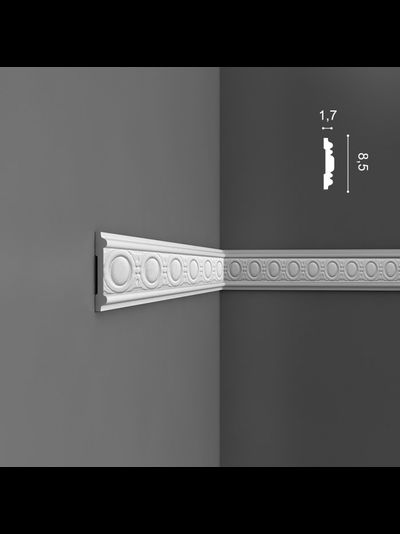 Молдинг с орнаментом из полиуретана Orac Decor Коллекция Luxxus P7030