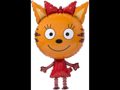 Шар 3D (32''/81 см) Ходячая Фигура, Три Кота, Карамелька