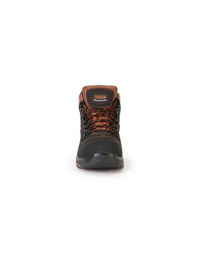 Ботинки ТРЕЙСЕР-БОСС-ЗИМА, (НУБУК) ПУ/НИТРИЛ, шерстяной мех, БОТ904