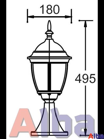 Садово парковый светильник Arsenal S 204