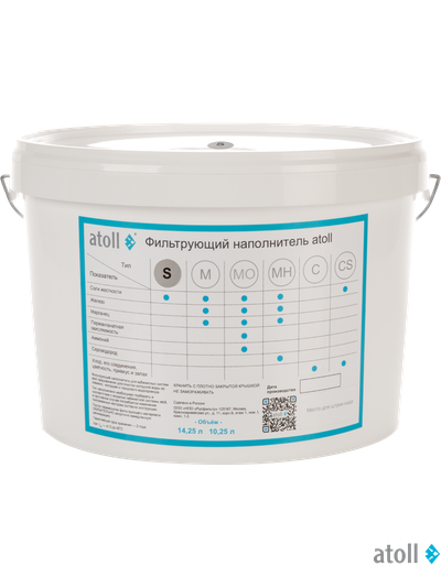 Фильтрующий наполнитель atoll S (10.25л)