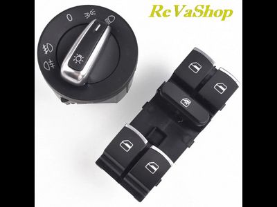 Кнопки блок стеклоподъемников зеркал фар без режима auto 8- модулей Vw volkswagen