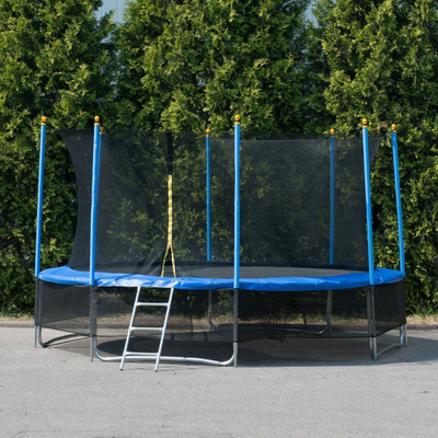 Батут «Winner Classic» (12 футов / 366 см, верхняя + нижняя защитные сетки и лестница в комплекте)