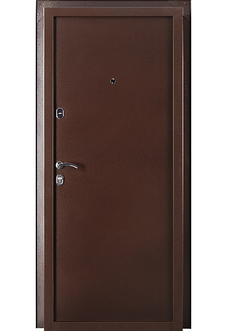 Дверь ПРАКТИК (МЕТ)-2066/880/980/LR/мет антик медь