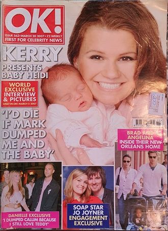 OK! Magazine Issue 563 Kerry Katona, Brad Pitt, Jolie, Иностранные журналы в Москве, Intpressshop