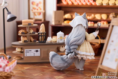 Набор из двух фигурок с декорациями Customer Cat DLC Series, Tea Time Cats Meow Town "Bread House"