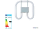 Osram CFL Square 16w/835 GR10q