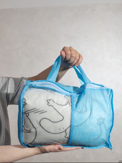 Плед с рукавами &quot;Кот Саймона&quot;  из микрофибры (велсофта)