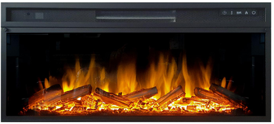 Линейный электроочаг Vision 42 LOG LED (дрова)