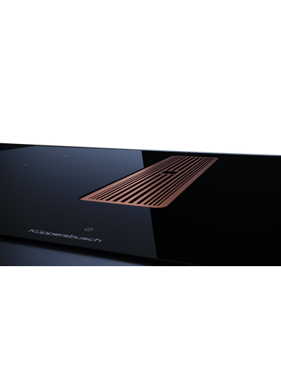 Индукционная варочная панель с вытяжкой Kuppersbusch KMI 8350.0 SR Copper
