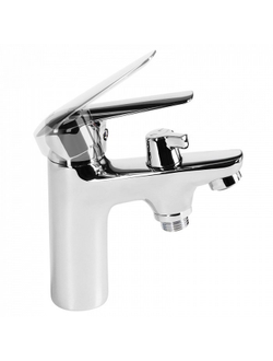 Смеситель на борт ванны на 1 отверстие с керамическим дивертором Iddis Torr TORSB10i07