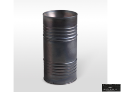 Kerasan Artwork Barrel Раковина напольная 45xh90 см, без отв., слив в пол, в комплекте сифон, цвет: ржавчина