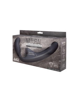 ГНУЩИЙСЯ БЕЗРЕМНЕВОЙ СТРАПОН NATURAL TEMPTATION BLACK