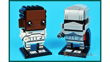 Два рекомендованных  для совместной покупки набора LEGO BrickHeadz # 41485 + # 41486.