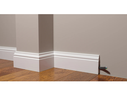 Напольный плинтус Decor-Dizayn DD15, для покраски, влагостойкий, ударопрочный, 2 метра