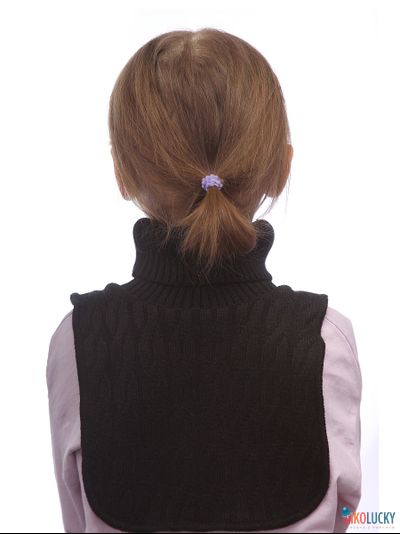 Манишка 23-34 подклад 100% полиэстер, размер 3 (от 5 лет) черный