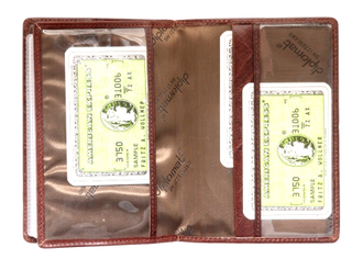 обложка для паспорта и автодокументов кожаная
