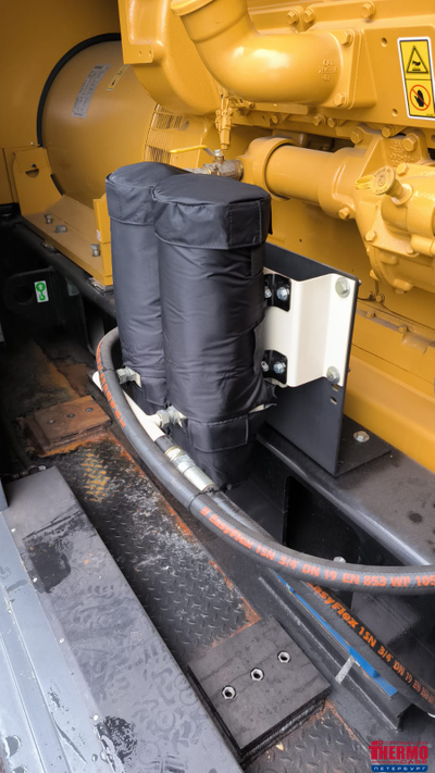 Комплект подогрева для 1-го фильтра сепаратора Racor 731000 FH 24В (150Вт) (терм.50/10)