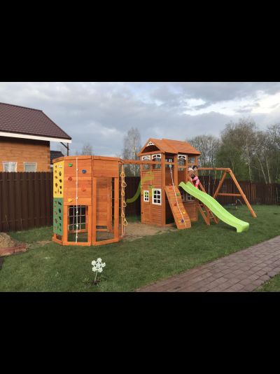 Детская площадка IgraGrad Клубный домик 2 с WorkOut Luxe