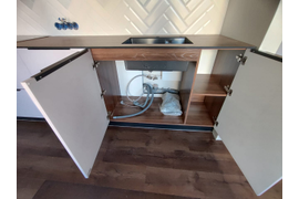 Кухня софт розовый