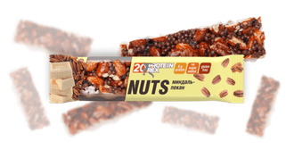 (PROTEINREX) БАТОНЧИК NUTS - (40 ГР) - (МИНДАЛЬ-КОКОС)