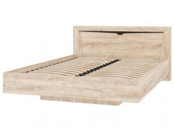 Спальня ВЕРСАЛЬ-5 - Секция №6 Кровать 1600 с подъемным механизмом Дуб Баррик