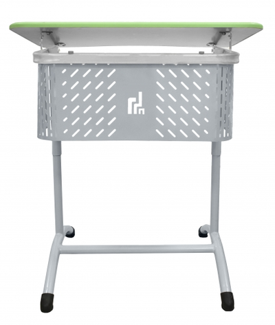 Стол ученический МЕГА одноместный, регулируемый, с перфорированным экраном