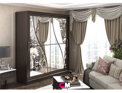 Шкаф-купе ОЛИМП 2 Венге/Венге