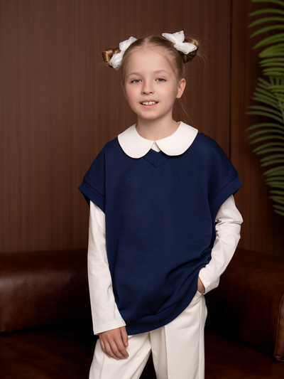 Жилетка трикотажная оверсайз