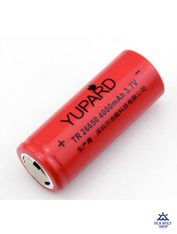 Аккумулятор Yupard 26650 / 4000mAh/ 3,7V li-ion