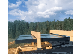 Стеклянные навесы и козырьки