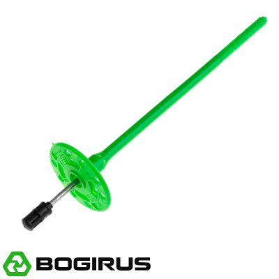 Дюбель для теплоизоляции BOGIRUS NT 8х215 мм с металлическим гвоздем и термоголовкой (400 штук)