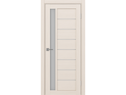 Межкомнатная дверь "Турин-554" ясень перламутровый (стекло сатинато)