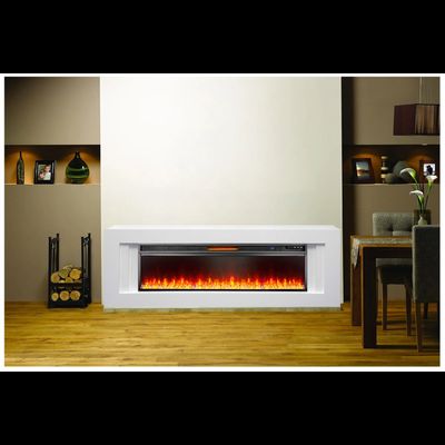 Линейный электрокамин Line WT с очагом Vision 60 LED