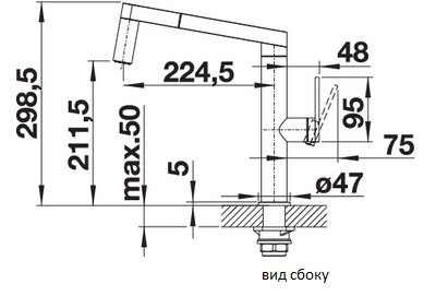 Смеситель Blanco PANERA-S