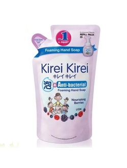Мыло-пенка для рук Ягоды Kirei Kirei, Lion 200 мл (мягкая упаковка)