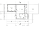 Двухэтажный каркасный дом с тремя спальнями 60м² (SK55)