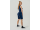 Шорты с высокой талией HIGH WAISTED BIKER SHORTS 10″ GYM THERAPY 628 Синии