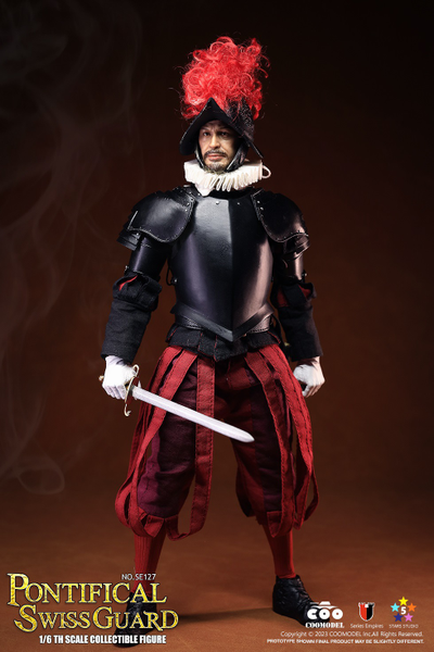 Капитан швейцарской гвардии - Коллекционная ФИГУРКА 1/6 scale SERIES OF EMPIRES - PONTIFICAL SWISS CAPTAIN (SE127) - COOMODEL