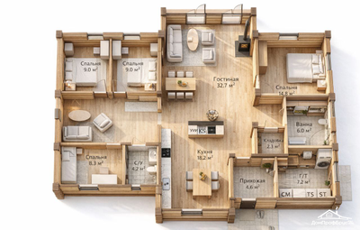 Франция 135м2 15х9