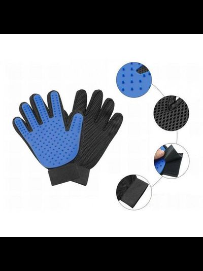 Перчатка-рукавица для вычесывания шерсти