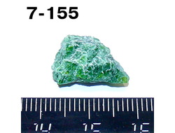 Хромдиопсид натуральный (необработанный) №7-155: 1,8г - 17*10*9мм